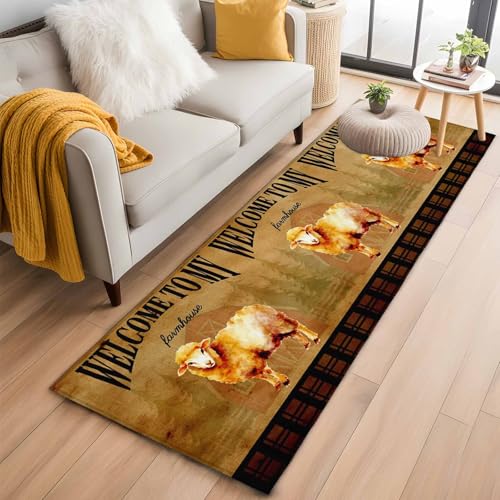 Tapete rectangular decorativo de 2 x 6 pies miniatura 3