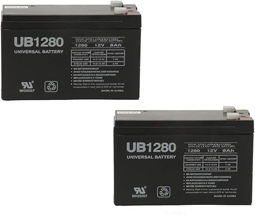 12V 8Ah F2Batería para para systems-minuteman Pro 700E UPS2Pack