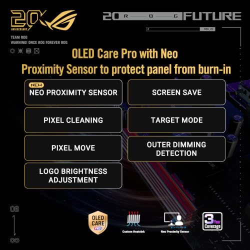 Image of ASUS ROG PG27AQWP-G 27 Inch 20th Edition OLED Gaming Monitor