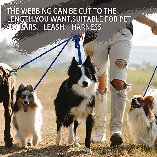 Image of Polyester Webbing Strap 16+Colors - 1 inch&1.5 inch&1.9 inch - 16.5 25 33 55 Yards Heavy Duty Webbing Roll, Flat Webbing Strap for Indoor&Outdoor Gear, Climbing, DIY Crafting, Repairing