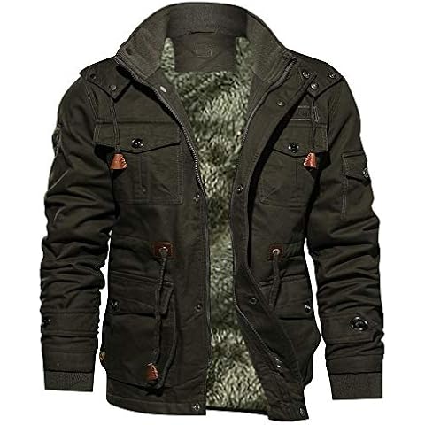 Chaqueta de algodón militar para hombre Cover