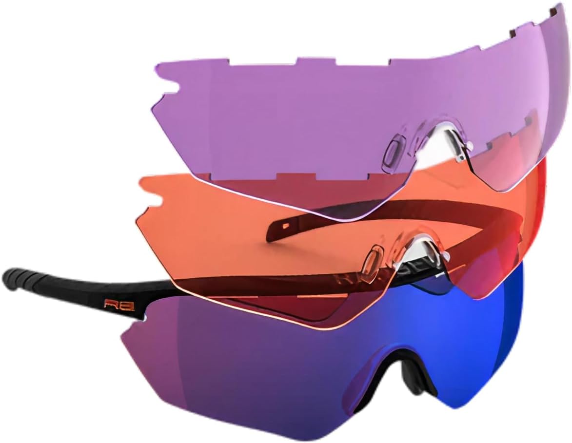 Randolph Eyewear Phantom 2.0 Shooting Glasses for Men or Women – Interchangeable Lens Protective Eyewear Shooting Glasses Set