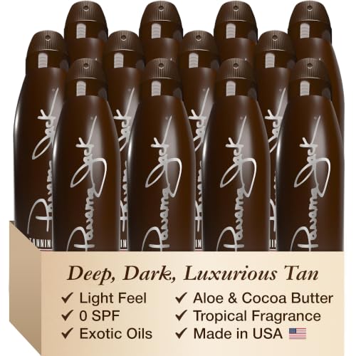 Image of Panama Jack Trophy Suntan Oil Spray, SPF 0, 5.5 OZ (Pack of 12)