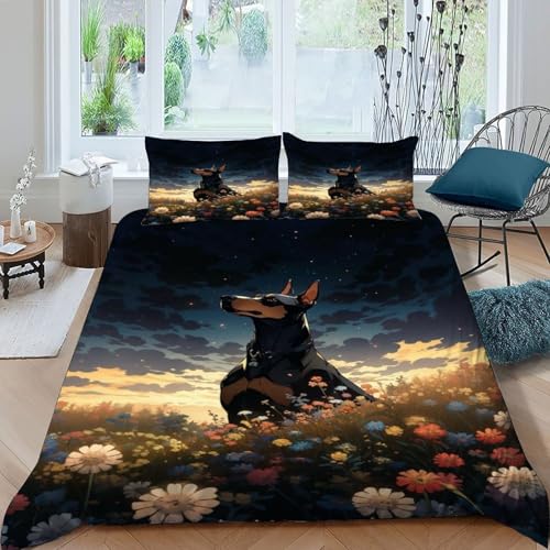 Housse de couette 3 pièces Ethereal Field finitions soignées