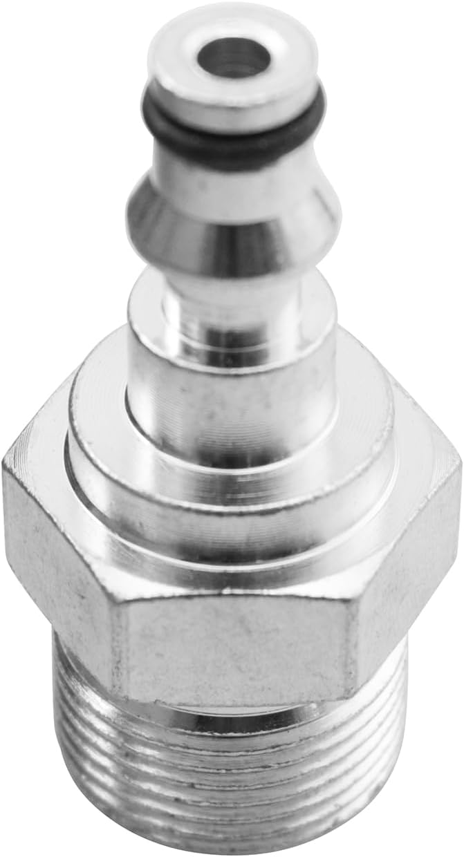 LQ Industrial 2PCS Car Wash Outlet Hose Adapter Aluminum Alloy M22x1.5 Male to 1/4 Inch Quick Connect Adaptor High Pressure Cleaning Tube Fitting Pipe Connector Conversion Tool