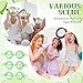 Skicuff 12 Pcs Cucumber Eye Pads Gel Eye Masks Cooling Heating Eye Pads Spa Party Favors Sleepover Slumber Party Supplies
