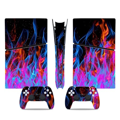 Bubble Free For PS5 Slim Skin Disc Edition & For PS5 Slim Skin Digital Edition Console And Controller Vinyl Cover Skins Wraps Scratch Resistant Compatible 26169 Anti Scratch (Size : Digital Edition)