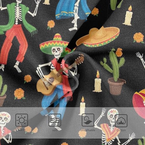 Joisal Cotton Toddlers Underwear Floral Festive Cactus Skeleton Little Girl Panties Print Briefs Undies Kids 2t3