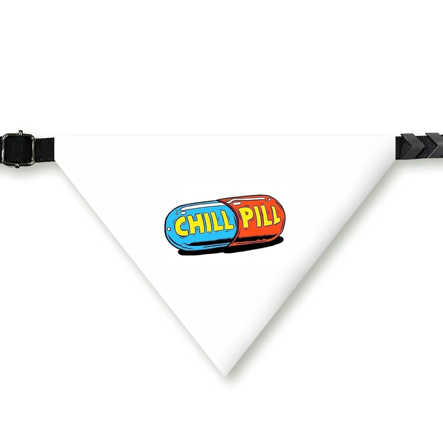 PawsIndia Dog Bandana with Collar Small Medium Large Dogs & Cats 100% Adjustable with Buckle Stretchable Fabric Chill-Pill (B0CQMGDJTT) Amazon Price History, Amazon Price Tracker
