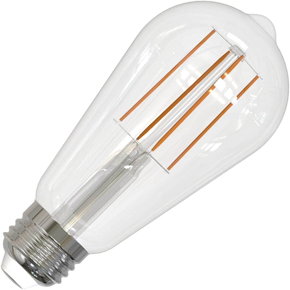Bulbrite 776223 - LED7ST18/27K/FIL/D/B/2 Edison Style Antique Filament LED Light Bulb