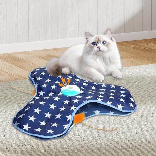 Jouet électrique pour chat d'enrichissement premium avec structure ABS durable - 7