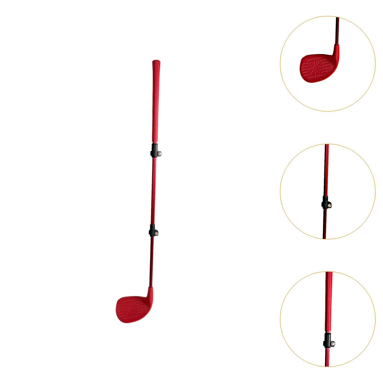 Oshhni Golf Wedge Golf Chipper Club für Anfänger und Profis, Golfschläger Golf Club Leichte Teleskop-Trainingshilfe zum Spielen für Herren & Damen, Rot