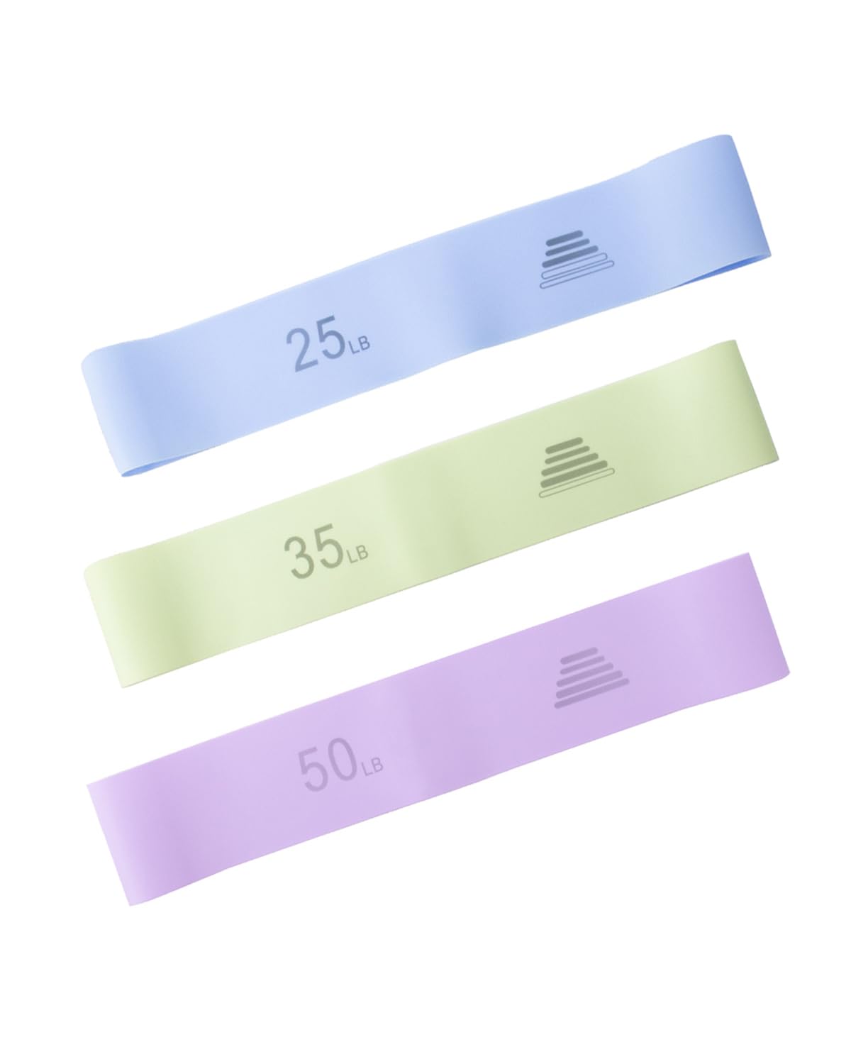 YiGym Resistance Bands Set of 3 25/35/50LB Exercise Band for Training