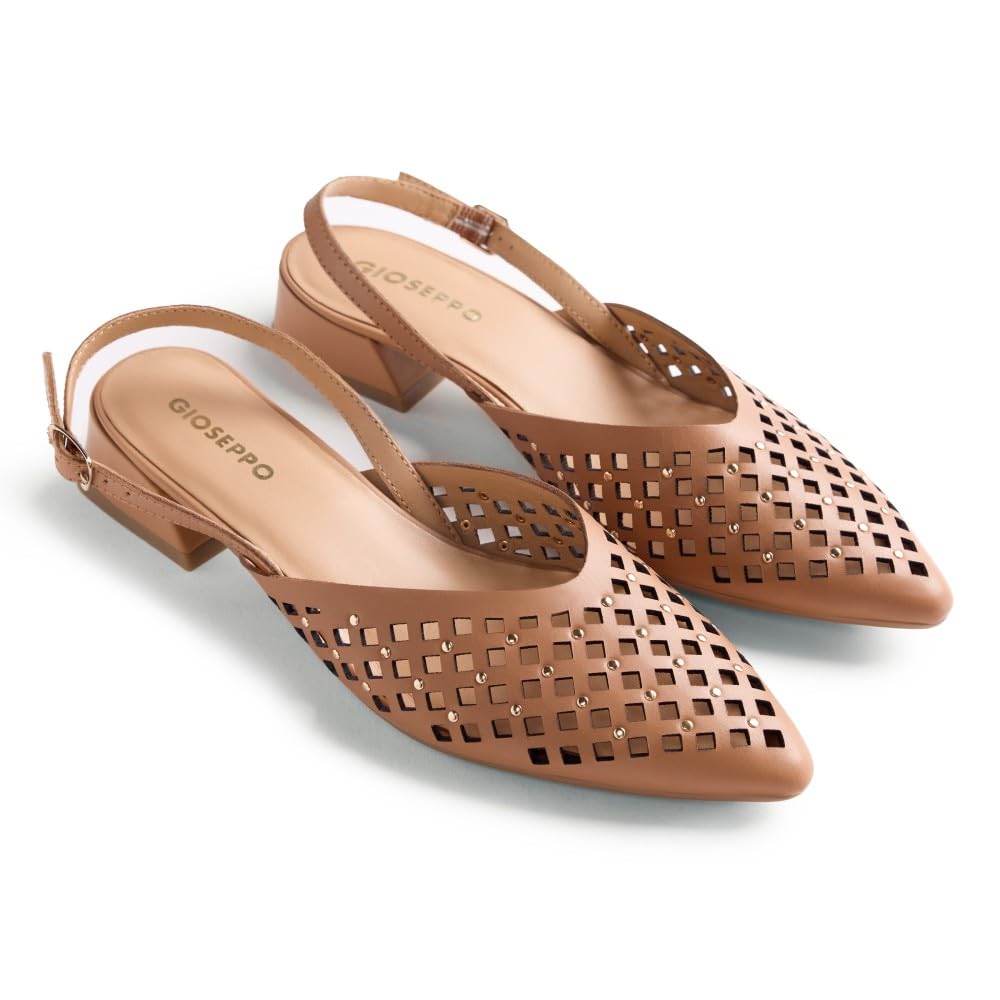 GIOSEPPO Women's Lagos T-Strap, Leather, 4.5 UK