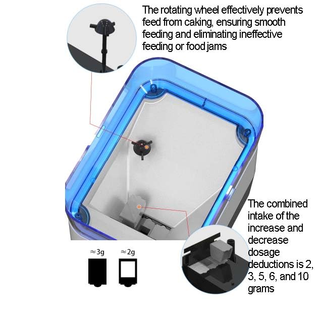 Mangeoire solaire automatique pour poissons, contrôle par application WiFi, alimentation multiple, minuterie programmable pour aquarium intérieur/extérieur