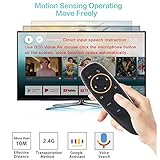 EASYTONE Air Mouse 2.4GHz Wireless Voice Remote Air Mouse G10s Voice Controller For Google Android TV Boxes, All Models Smart TVs Computers Laptop Projectors HTPC TV Remote - Image 2