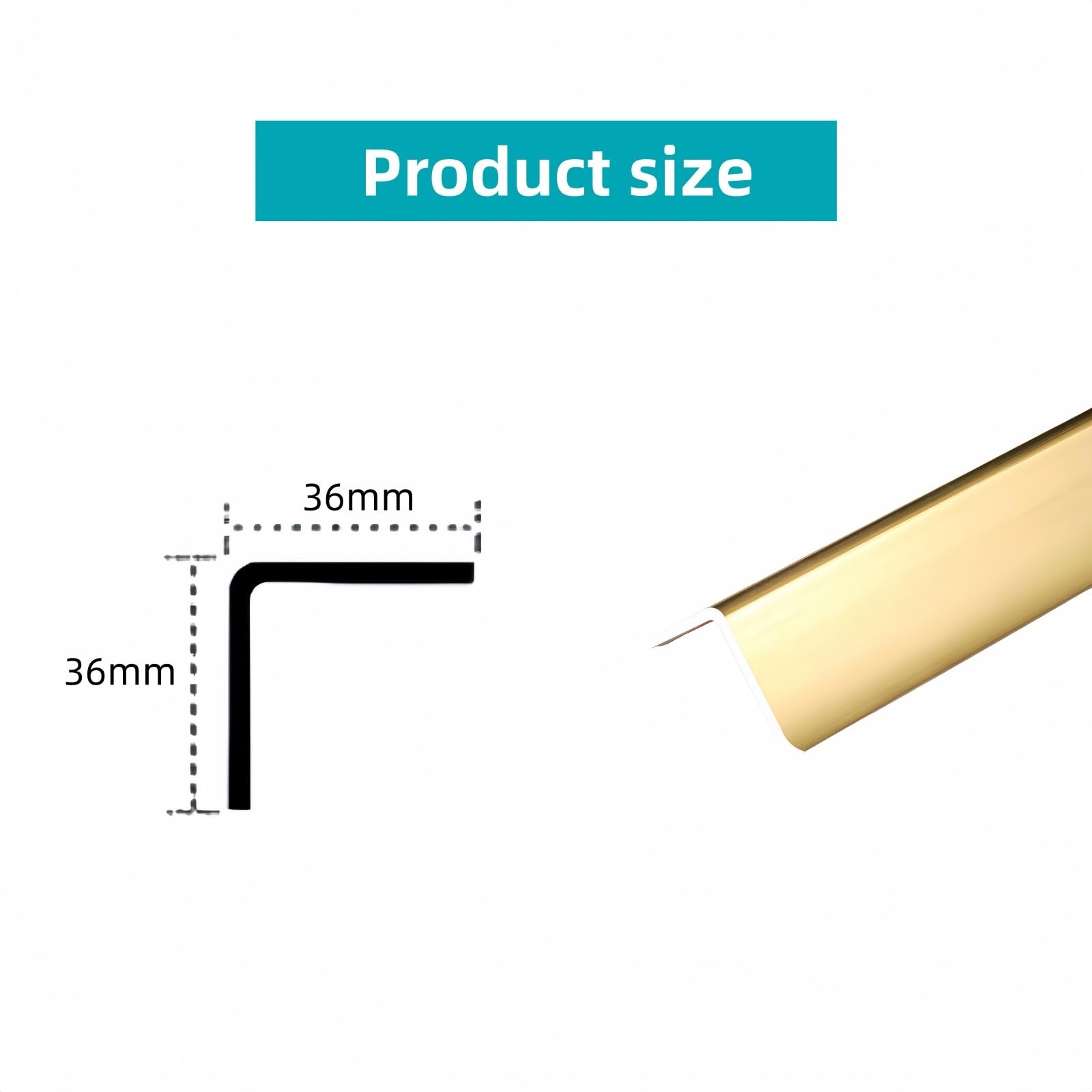 Protezioni angolari per pareti, in PVC, 100 cm, 2 pezzi, bordatura per angoli affilati su mobili e pareti, autoadesive, perfette per la sicurezza dei bambini e per l'uso domestico (rovere