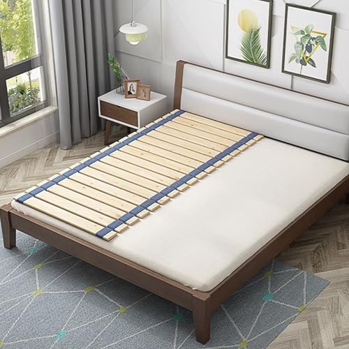 Planche de lit pliable bois massif support matelas horizontal robuste chambre 60x160