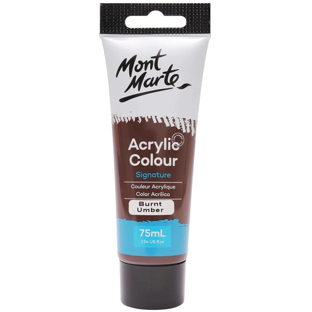 HAKIM'S HS Premium Acrylic Paint 75ml (Burnt Umber)