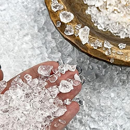 400g Clear Crushed Glass Broken Chips Granules Gravel Chunks Stones