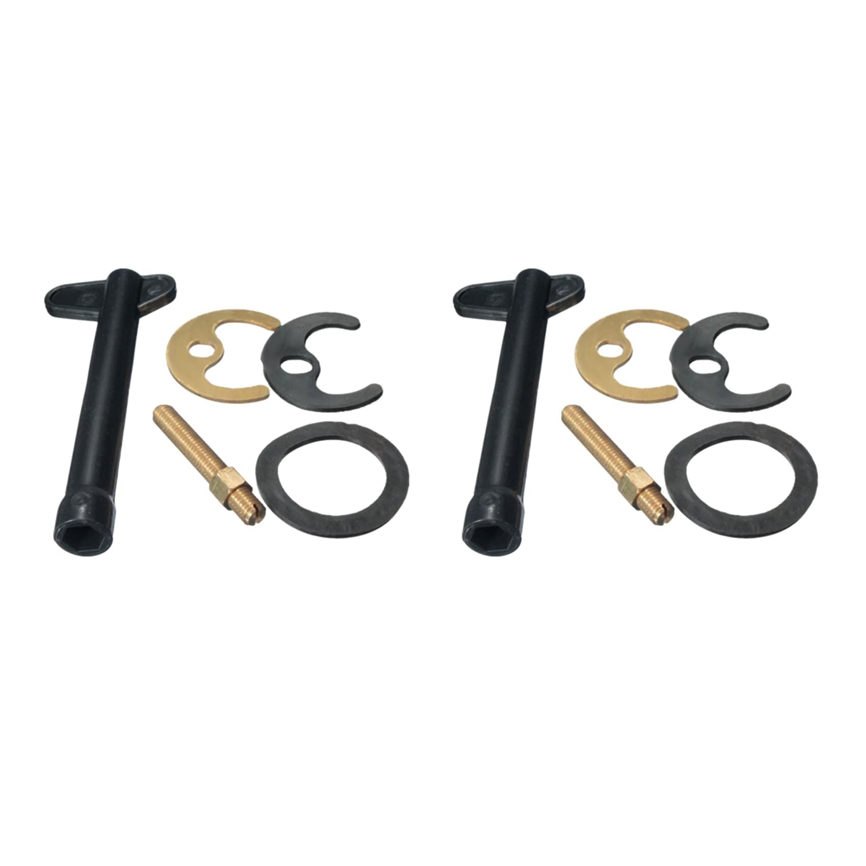 Jnchdghwa 3X M8 Basin Washer Sink Monobloc Mixer Tap Fixing Fitting Kit Bolt Kitchen Bracket