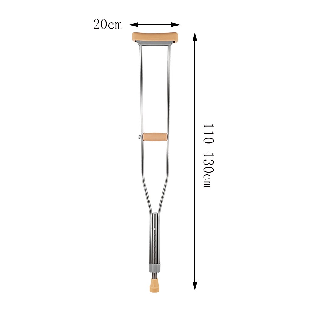 Kule dla dorosłych Pod pachami Niepełnosprawni Kule/laski dla osób niepełnosprawnych, swobodnie chowane Pojedynczy/podwójny Zakres regulacji 110-130 cm Idealne w podróży lub pracy (podwójne Lucky Star
