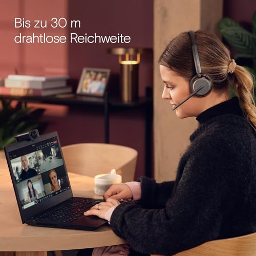 Image of EPOS IMPACT 1060T Professional Office Wireless On Ear Headset - Dual-Sided, Enhanced AI, Super Wideband, Brainadapt Comfort, Ideal For Long Calls In Open Offices, Black