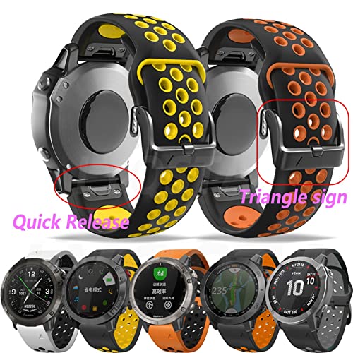 Bracelet montre Garmin Forerunner 935 silicone 22mm interchangeable souple