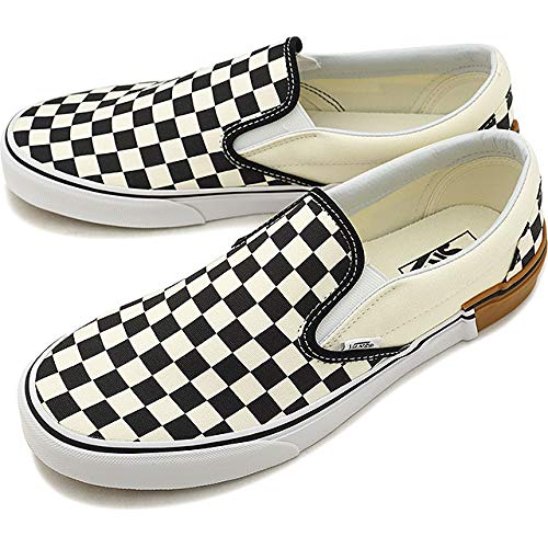 Vans Classic Slip ON Gum Block/Checkerboard Shoes (6.5 Women US - 5 Men US)