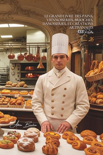 livre Le Grand Livre des Pains, Viennoiseries, Brioches, Danoiseries et Créations Artisanales (1000 recettes): Une Encyclopédie Culinaire Française - Volume 26