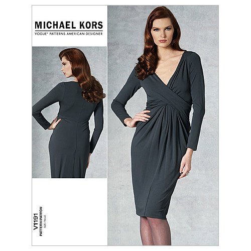Patron de couture Vogue V1191 robe élégante taille AAX