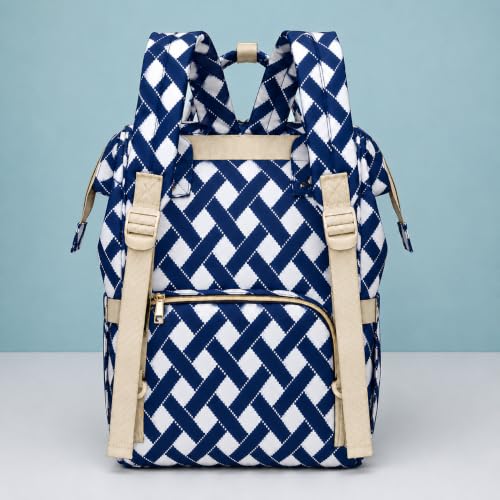Image of ShopyVid Babies Diaper Bag for Mothers | Maternity Bag for Travel | New Born Baby Diaper Bag for Mother, Multi Compartments, Insulated Bottle Pockets (Waterproof, 17 litres)