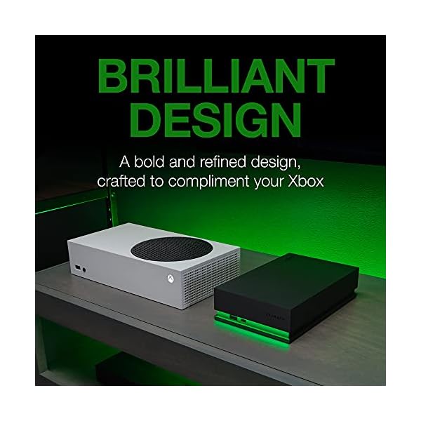 Seagate Game Drive Hub, 8TB, External Hard Drive Desktop, USB 3.2 Gen 1, Dual USB-C and USB-A ports, Xbox Certified, with RGB LED lighting, 3 year Rescue Services (STKW8000400) - Image 7