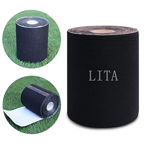 Lita Cinta Adhesiva de césped Artificial Lita para Coser césped sintético para unir la Alfombra Verde de césped, conexión de Alfombra de césped Artificial (15 cm x 15 m)