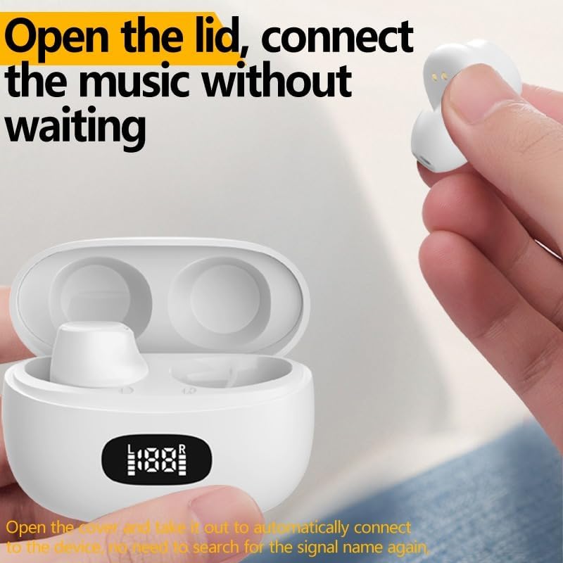 Miniatura 5 de BD&M Auriculares inalámbricos, auriculares Bluetooth, TWS auriculares intrauditivos, micrófono integrado, sonido premium con graves profundos para