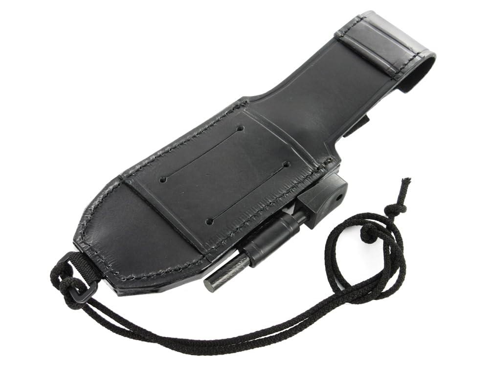 JEO-TEC Nº21 Coltello a Lama Fissa da Sopravvivenza Caccia Pesca Outdoor Campeggio, Lama in acciaio inox BOHLER N690C, Custodia pelle multi-posizionale, Fatto a mano in Spagna