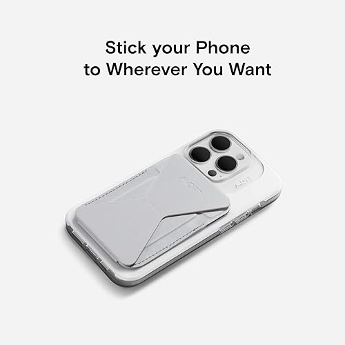 Miniatura 6 de MOFT MagSafe - Soporte para teléfono compatible con iPhone 1615141312 Series Fuerte magnético, soporte para tarjetas de teléfono de cuero vegano con