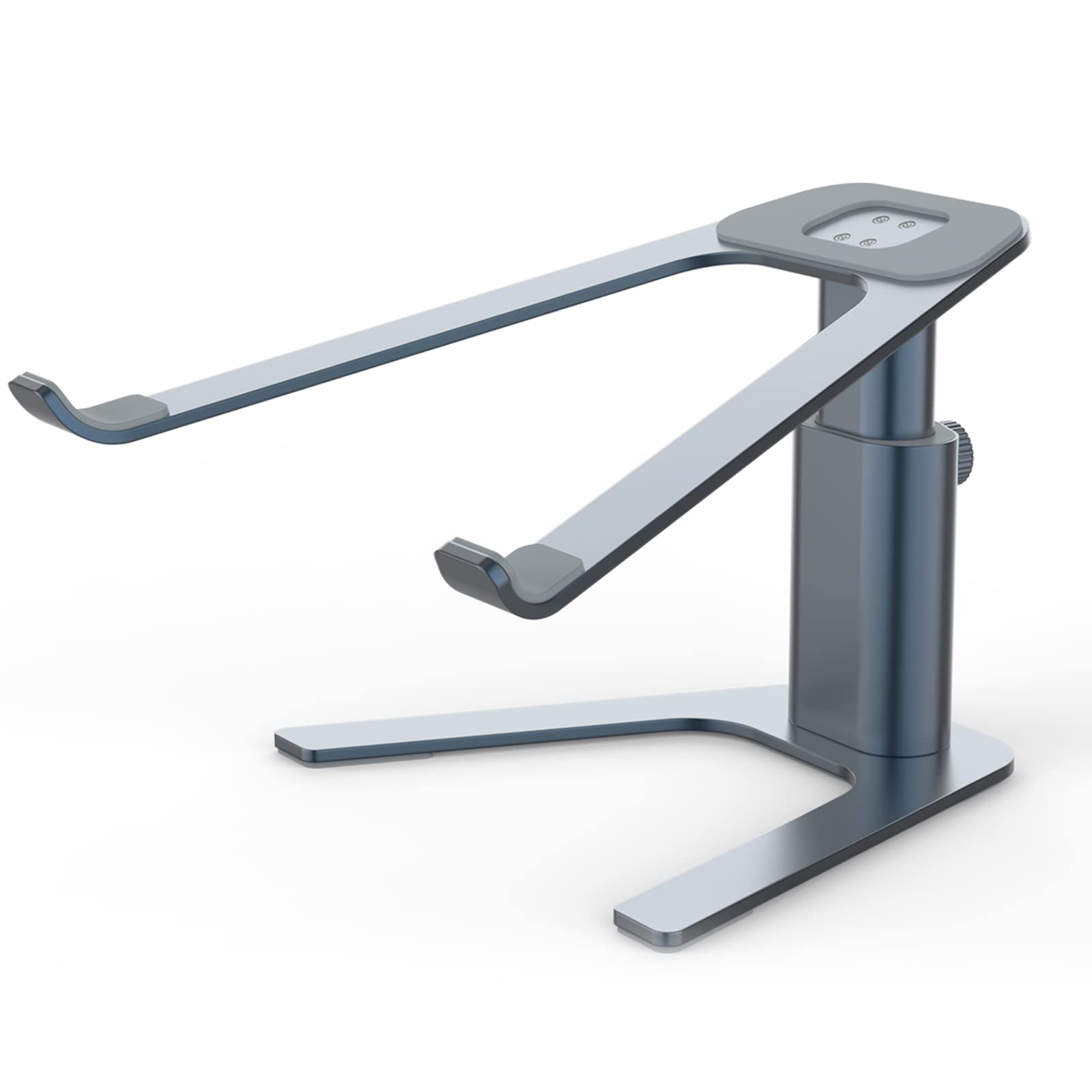 TONGKTAILaptop Stand, Height Adjustable Notebook Stand, Ergonomic Aluminum Alloy Ventilation Cooling Laptop Holder for MacBook, Dell, Lenovo,HP, Samsung, Acer and Huawei Laptop(10-17.3")