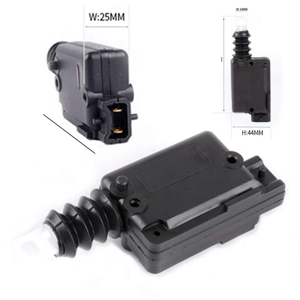 SIKUAI Actuador de cerradura de puerta con motor de cierre centralizado automático de 2 pines 7702127213 para Scenic 1997-2003 / para 1995-2002 / Clio I 1990-1998
