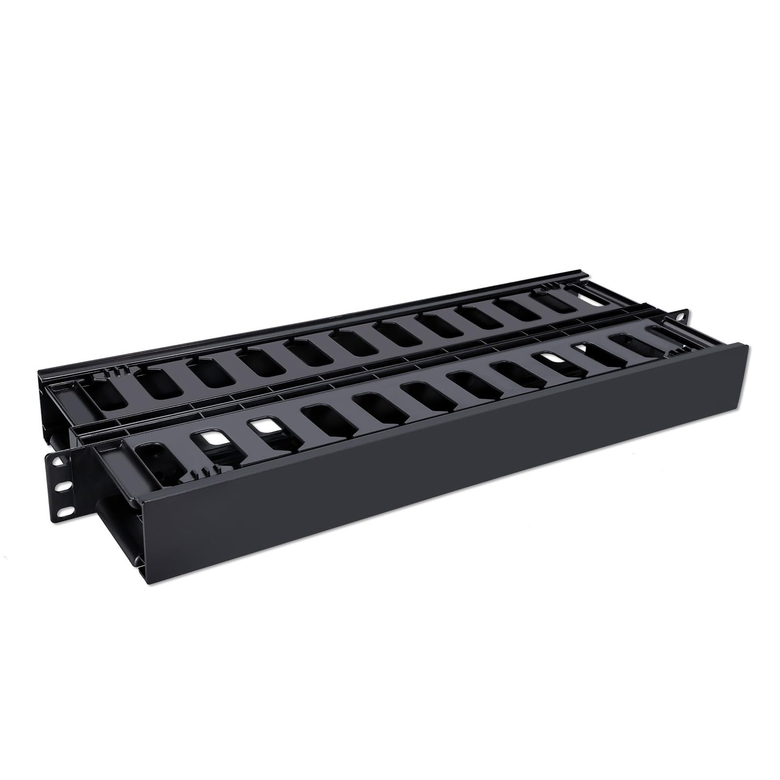 Snapklik.com : 1U 19 Inch Rack Cable Management Sleeves Rack Mount ...