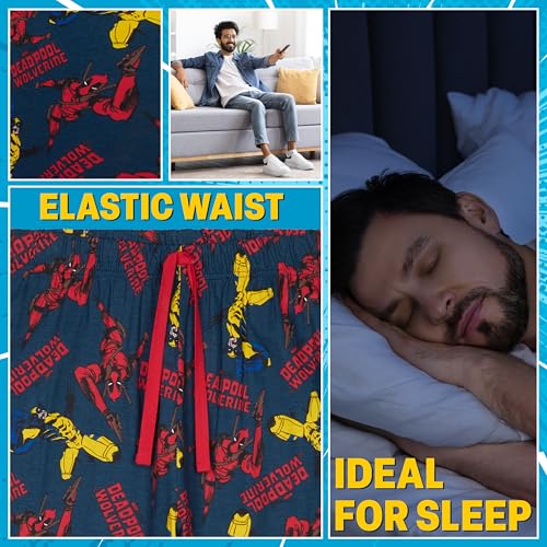 Marvel Avengers Mens Pajama Pants, Comfy Lounge Pants - Gifts for Men, Teenagers4