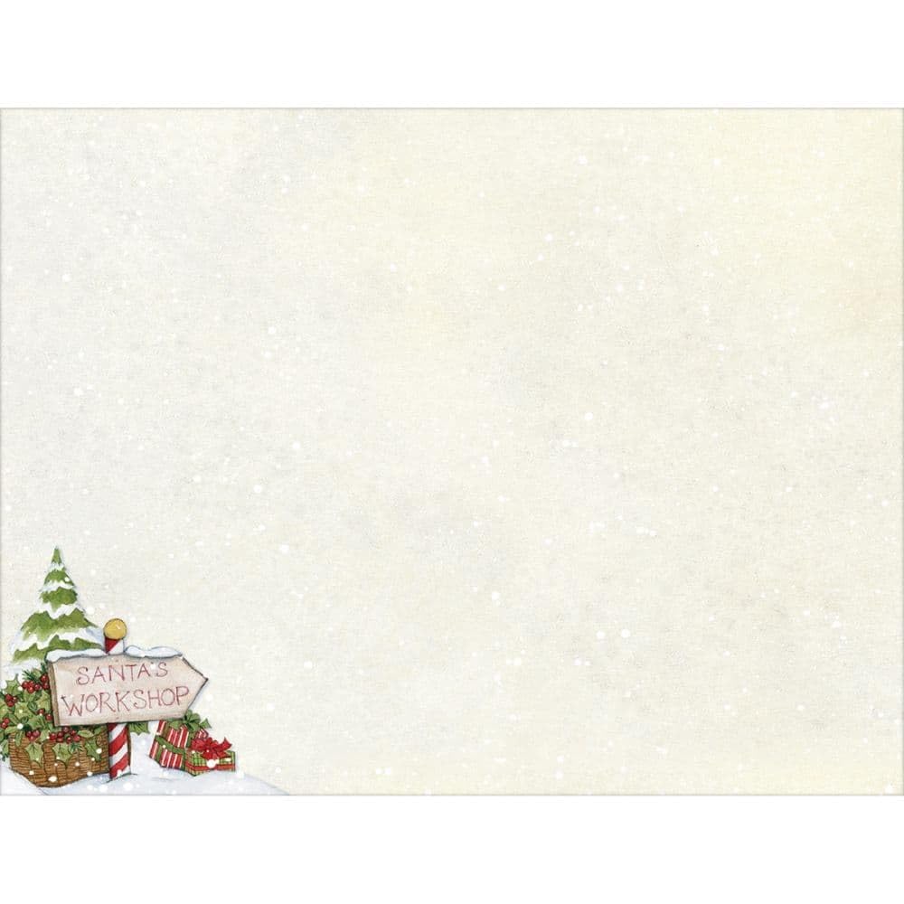 Lang Santa's Workshop Boxed Christmas Cards (1004894), Red, White, Green - Image 4