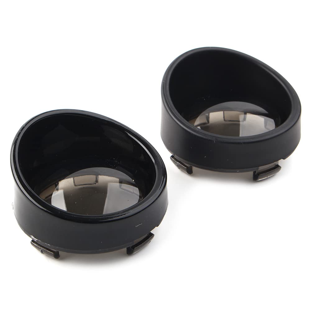 Cninba13 Motorbike Turn Signal Light Lens Cover Smoke Bezels Visor For Harley Davidson For Softail