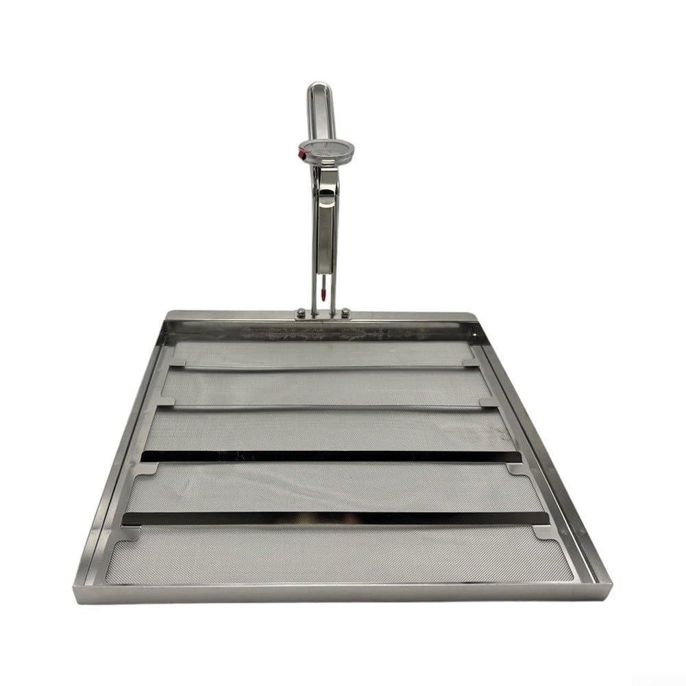 Frittierkorb Filter 43X36x4cm Aus 304 Edelstahl Für Fritteusen, Rostfreier Siebkorb Für Küche Camping Für Wohnmobil, Langlebiges Fettfilternetz Zur Ölreinigung