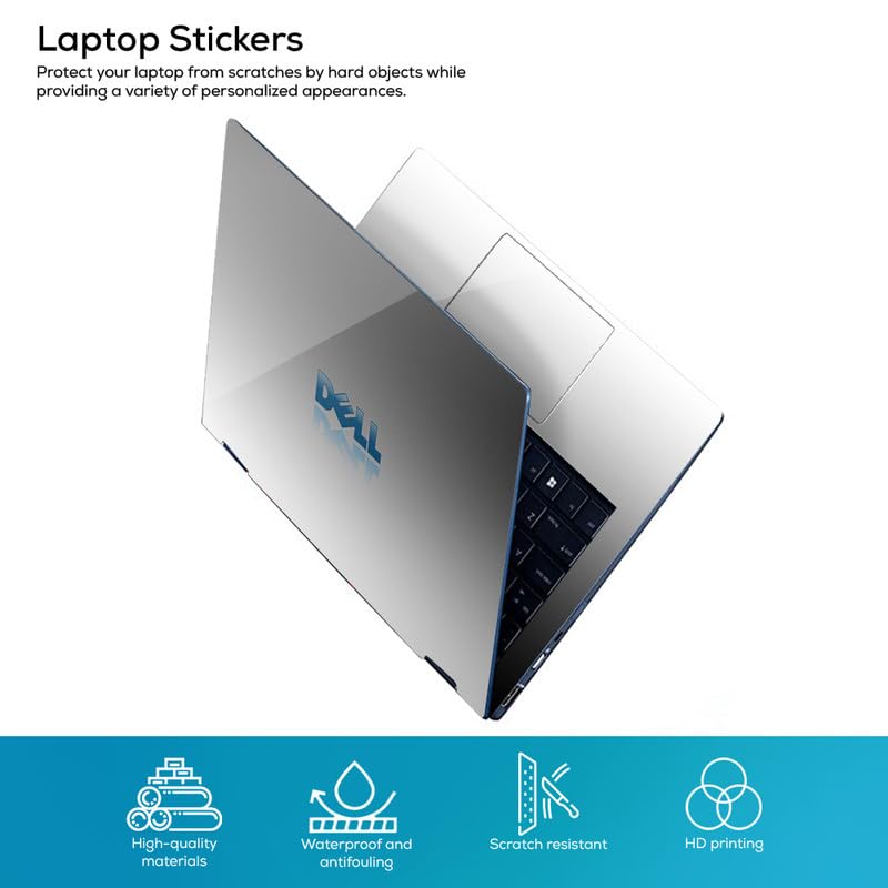 Image of Galaxsia DSGN 775 Full Body Laptop Skin Bubble-Free| Laminated & Removable | HD Quality Sticker for Laptops Upto 15.6 Inches Compatible with DELL