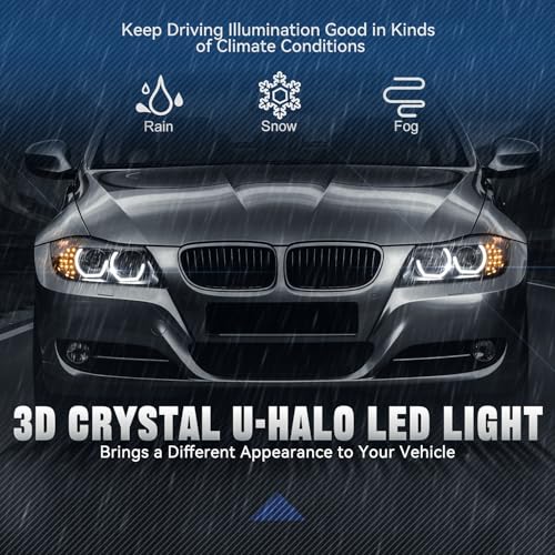 Auto Dynasty LED Halo Headlights for BMW E90 3 Series - Image 6
