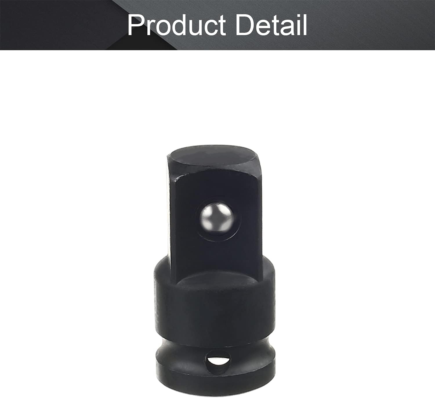 Utoolmart 1/2" Female to 3/4" Male Impact Socket Reducer for Impact Wrenches Cr-Mo
