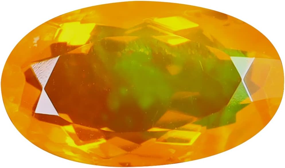 オレンジファイアオパール ルースストーン 2.82 ct Oval Cut (13 x 8 mm) Natural Orange F