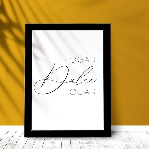Miniatura 3 de Hogar Dulce Hogar Minimalist Wall Decor - Unframed Family Typography - Simple, Classic and Perfect as Bedroom Art, Home Office Print, Wedding Gift