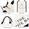 DKIIL NOIYB PU Leather Tote Bag for Women, Large Capacity Women's Leather Totes Bag with Thin Adjustable Strap Double Color Top-handle Bag Crossbody Tote Bags Purse #2